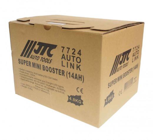 Устройство пусковое 12V 1200А 14000мА/ч мини JTC фото, характеристики