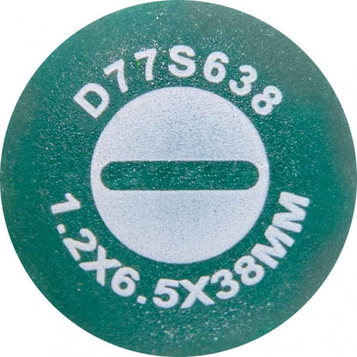 D77S638 Отвертка стержневая шлицевая ANTI-SLIP GRIP, SL6.5х38 мм фото, характеристики