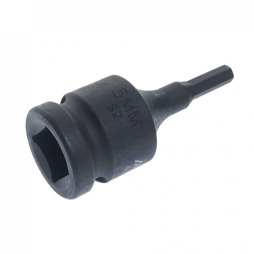 Бита-головка 1/2" HEX H5х25мм ударная L=60мм JTC фото, характеристики