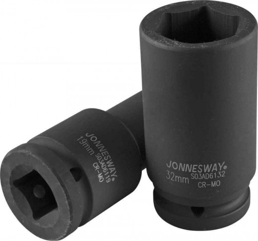 S03AD6132 Головка торцевая ударная глубокая 3/4"DR, 32 мм фото, характеристики