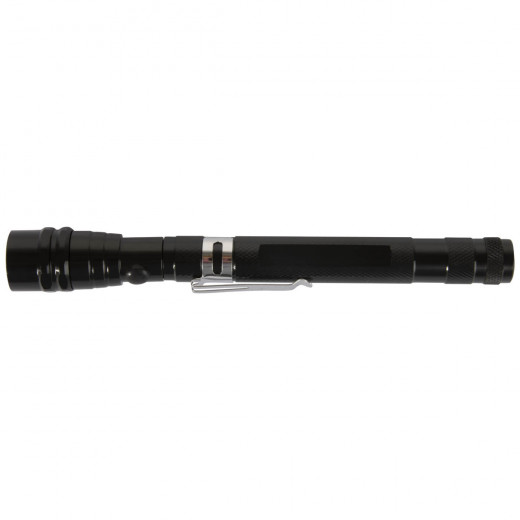 WDK-65453 Фонарик инспекционный на гибкой рукоятке с зеркалом и магнитом, 170-550 мм фото, характеристики