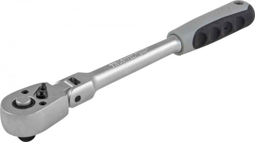 FRH3872 Рукоятка трещоточная с шарниром 3/8"DR, 72 зубцов, 240 мм фото, характеристики