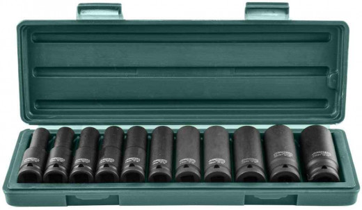 S03AD4111S Набор головок торцевых ударных глубоких 1/2"DR, 10-24 мм, 11 предметов фото, характеристики
