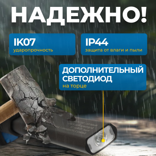 OPT-FLB450 Складной аккумуляторный фонарь, 450 Лм фото, характеристики