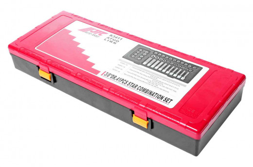 Набор головок торцевых 3/8" TORX,HEX 41 предмет в кейсе JTC фото, характеристики