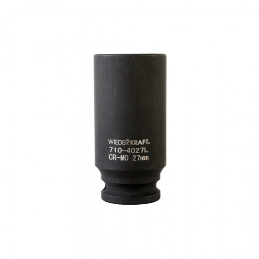WDK-710-4027L Головка торцевая ударная глубокая 1/2", 6 граней, 27 мм фото, характеристики