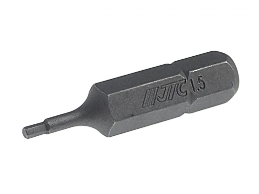 Бита HEX H1.5х30мм 1/4" DR 6-ти гранная JTC фото, характеристики