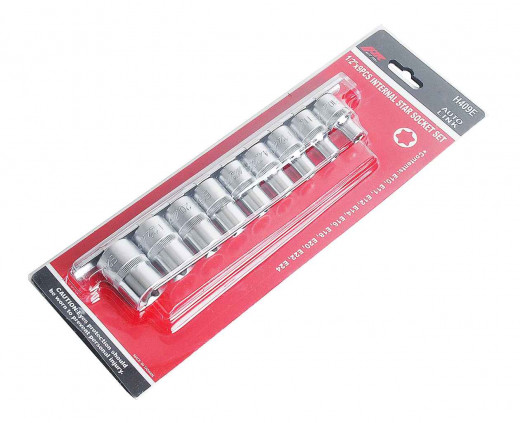 Набор головок торцевых 1/2" TORX Е10-Е24 9 предметов JTC фото, характеристики