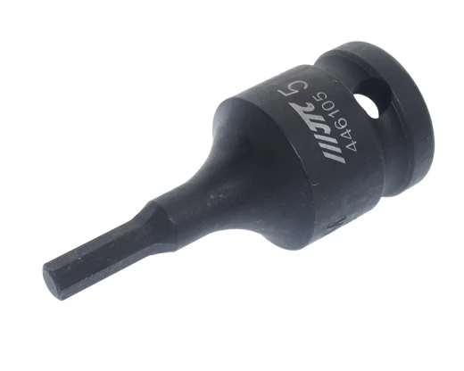 Бита-головка 1/2" HEX H5х25мм ударная L=60мм JTC фото, характеристики