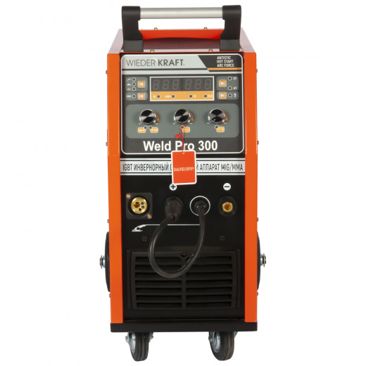 WELD Pro 300 (УЦЕНКА) Сварочный аппарат инверторный 300A, 380В MIG/MAG/MMA/Lift TIG с горелкой 24AK фото, характеристики