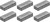 AI020065-6-1 Сменные лезвие для режущей головки AI020065-6, 6.8x18 мм, 6 шт. фото, характеристики