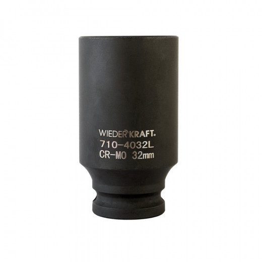 WDK-710-4032L Головка торцевая ударная глубокая 1/2", 6 граней, 32 мм фото, характеристики