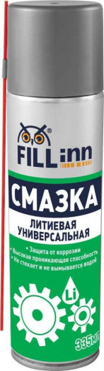 FL026 Смазка литиевая универсальная, 335 мл (аэрозоль) фото, характеристики