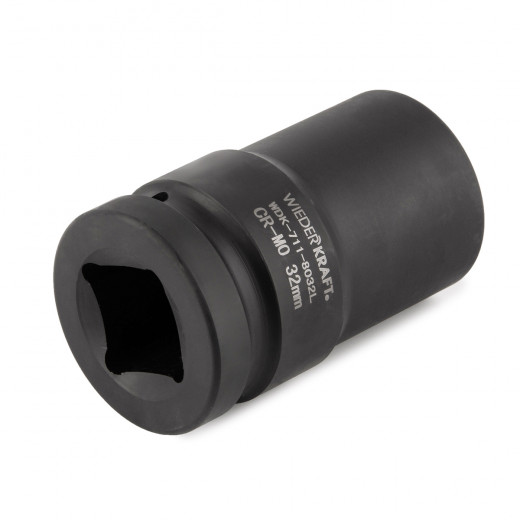 WDK-711-8032L Головка торцева ударная глубокая 1", 6 граней, 32 мм фото, характеристики