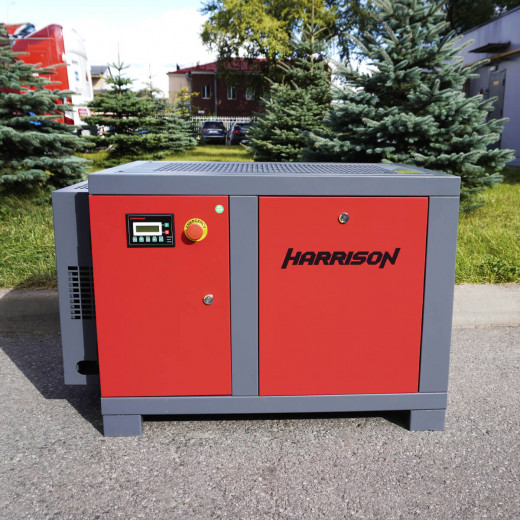HRS-94550 Винтовой компрессор с ременным приводом Harrison: 550 л/мин, 8 бар, 4 кВт фото, характеристики