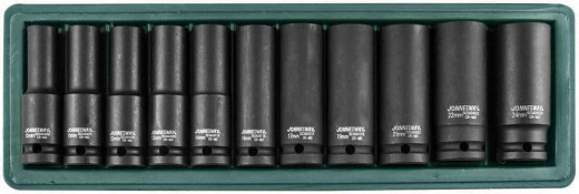 S03AD4111S Набор головок торцевых ударных глубоких 1/2"DR, 10-24 мм, 11 предметов фото, характеристики