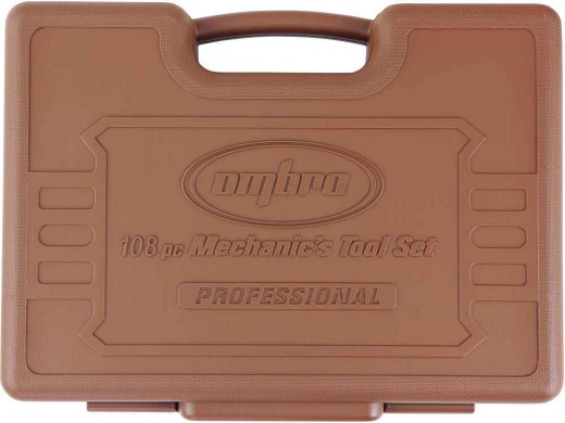 OMT108S Набор инструмента универсальный 1/4", 3/8", и 1/2"DR, 108 предметов фото, характеристики