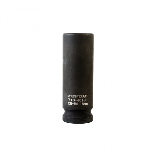 WDK-710-4018 Головка торцевая ударная 1/2", 6 граней, 18 мм фото, характеристики