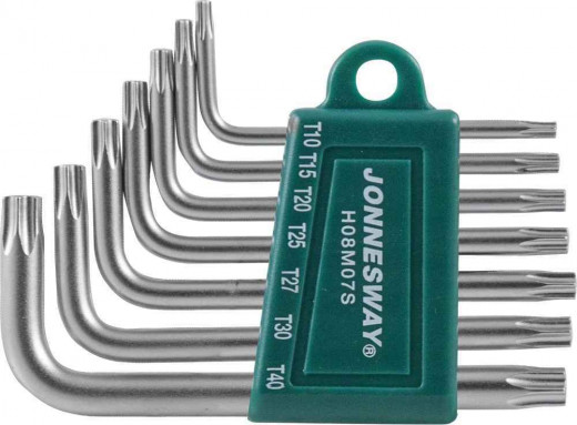 H08M07S Набор ключей торцевых TORX® Т10-40, 7 предметов фото, характеристики