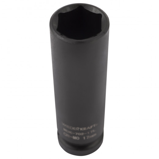 WDK-702-17L Головка торцевая ударная глубокая тонкостенная 1/2", 6 граней, 17 мм фото, характеристики