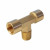 WDK-20FMF Фитинг T - образный, резъба 1/4" PT, F-M-F (внутренний/внешний/внутренний), латунь фото, характеристики