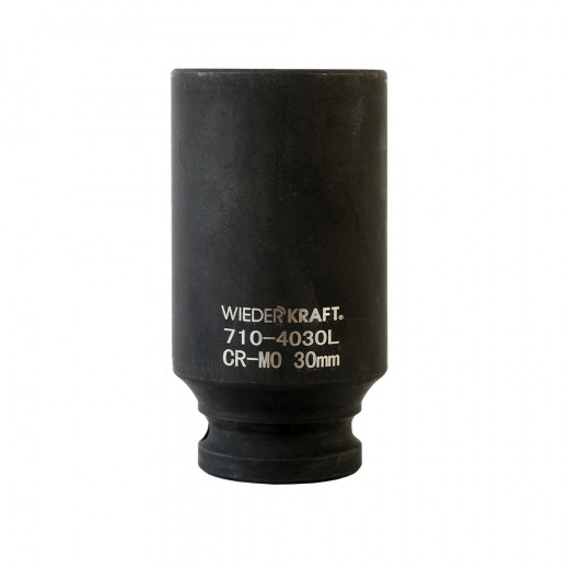 WDK-710-4030L Головка торцевая ударная глубокая 1/2", 6 граней, 30 мм фото, характеристики
