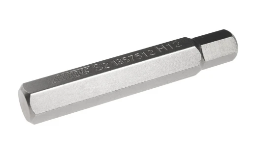 Бита HEX H12х75мм 10мм 6-ти гранная удлиненная S2 JTC фото, характеристики
