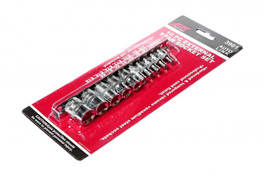 Набор головок торцевых 1/4"-3/8" TORX Е4-Е18 10 предметов JTC фото, характеристики