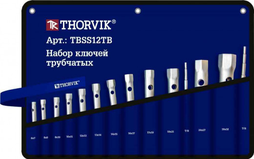 TBSS12TB Набор ключей трубчатых в сумке, 6-32 мм, 12 предметов фото, характеристики