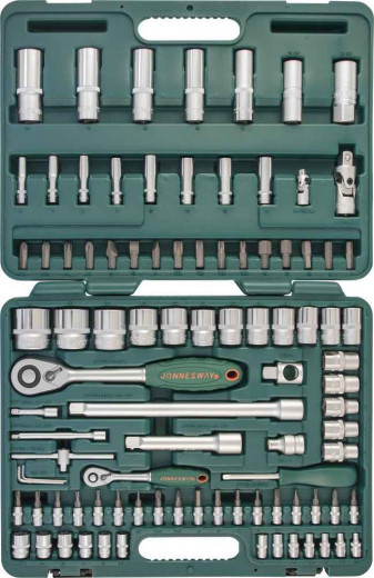S04H52494S Набор инструмента универсальный 1/4", 1/2"DR, 94 предмета фото, характеристики