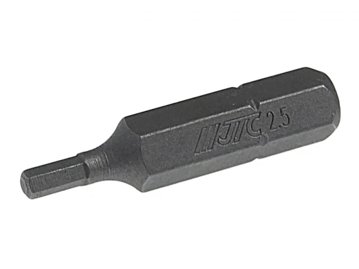 Бита HEX H2.5х30мм 1/4" DR 6-ти гранная JTC фото, характеристики