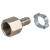 OPT-73010HF Штуцер пневматический ёлочка с обжимным кольцом, внутренняя резьба 3/8", 10 мм фото, характеристики