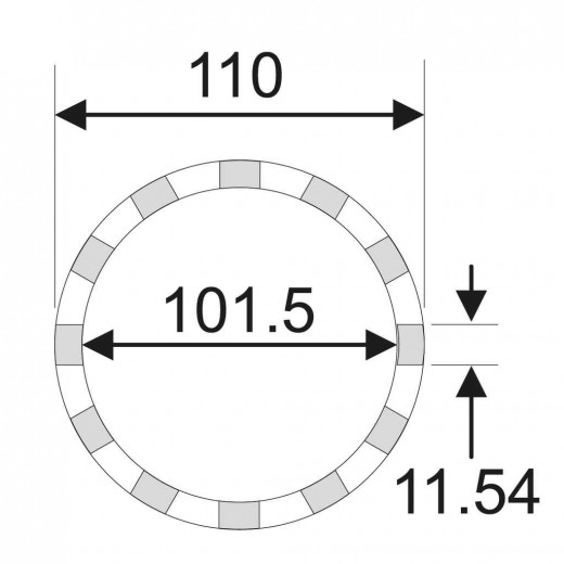 Съемник гайки задней оси 3/4” DR 101.5мм 12PT (MERCEDES) JTC фото, характеристики