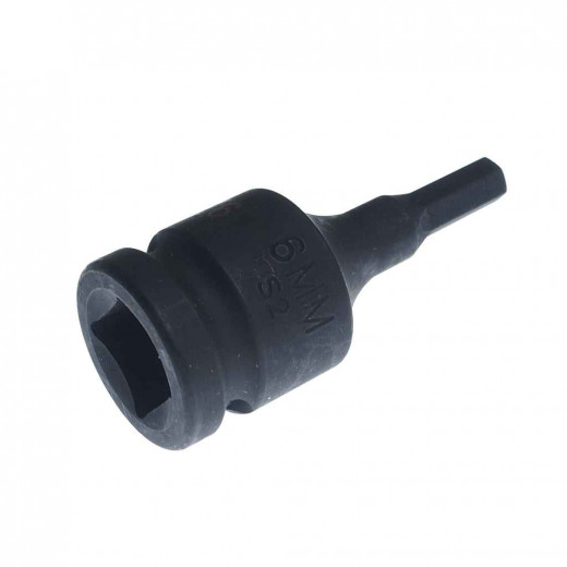 Бита-головка 1/2" HEX H6х25мм ударная L=60мм JTC фото, характеристики