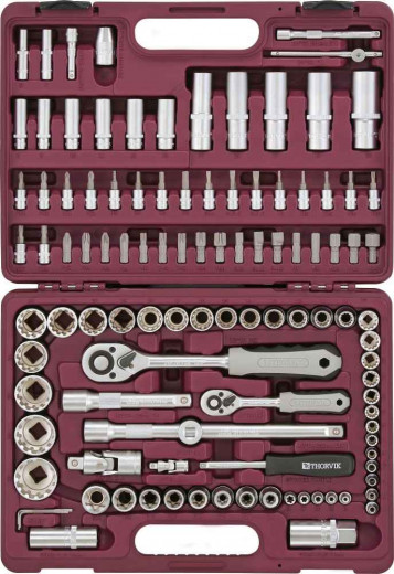 UTS0108MP Набор инструмента универсальный 1/4", 1/2"DR с головками торцевыми MultiProf, 108 предметов фото, характеристики