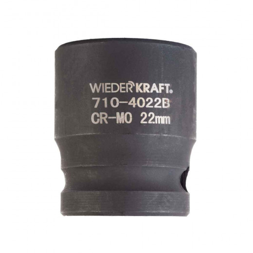 WDK-710-4022 Головка торцевая ударная 1/2", 6 граней, 22 мм фото, характеристики