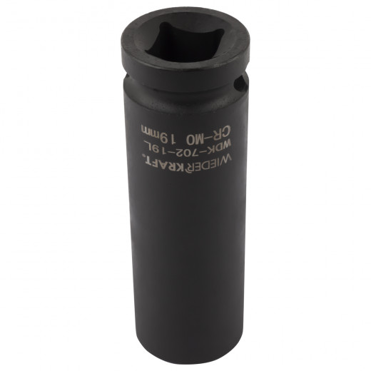 WDK-702-19L Головка торцевая ударная глубокая тонкостенная 1/2", 6 граней, 19 мм фото, характеристики