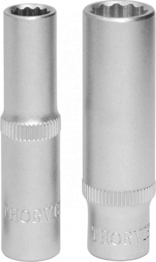 FS31409 Головка торцевая глубокая 12-гранная 1/4"DR, 9 мм фото, характеристики