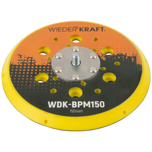 WDK-BPM150 Диск-подошва для шлифовальных машин Mirka, 150 мм средней жесткости фото, характеристики