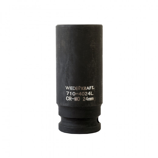 WDK-710-4024L Головка торцевая ударная глубокая 1/2", 6 граней, 24 мм фото, характеристики