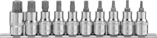 912910 Набор насадок торцевых 1/2"DR с вставками-битами TORX® на держателе, T20-T70, 55 мм, 10 предметов фото, характеристики