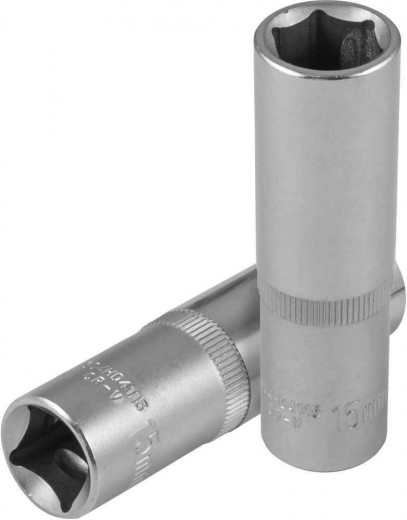 S04HD4115 Головка торцевая глубокая 1/2"DR, 15 мм фото, характеристики