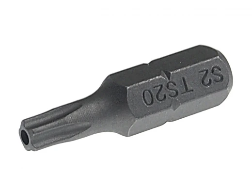 Бита TORX TS20Hх25мм 1/4" 5-ти гранная с отверстием JTC фото, характеристики