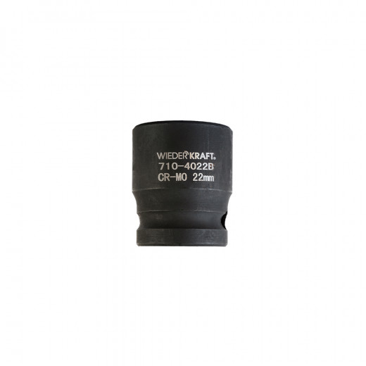 WDK-710-4022 Головка торцевая ударная 1/2", 6 граней, 22 мм фото, характеристики