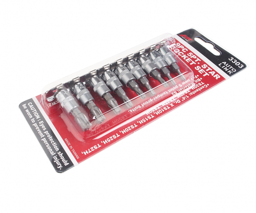 Набор бит-головок 1/4" TORX 5-ти гранных TS10H-TS50H 9 предметов JTC фото, характеристики