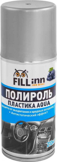 FL144 Полироль пластика AQUA (пенный, глянцевый) виноград, 210 мл (аэрозоль) фото, характеристики