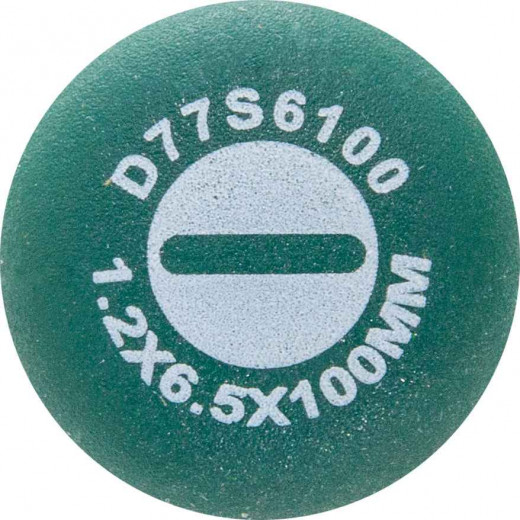 D77S6100 Отвертка стержневая шлицевая ANTI-SLIP GRIP, SL6.5х100 мм фото, характеристики