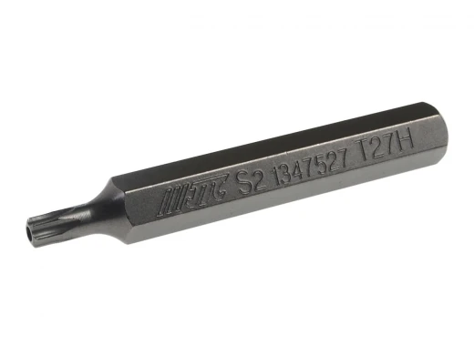 Бита TORX Т27Hх75мм 10мм удлиненная S2 JTC фото, характеристики