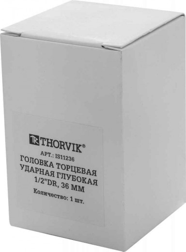 IS11236 Головка торцевая ударная глубокая 1/2"DR, 36 мм фото, характеристики