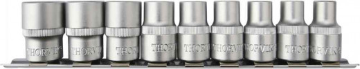 S13S139SM Набор головок торцевых 1/2"DR на держателе, внешний TORX®, E10-E24, 9 предметов фото, характеристики